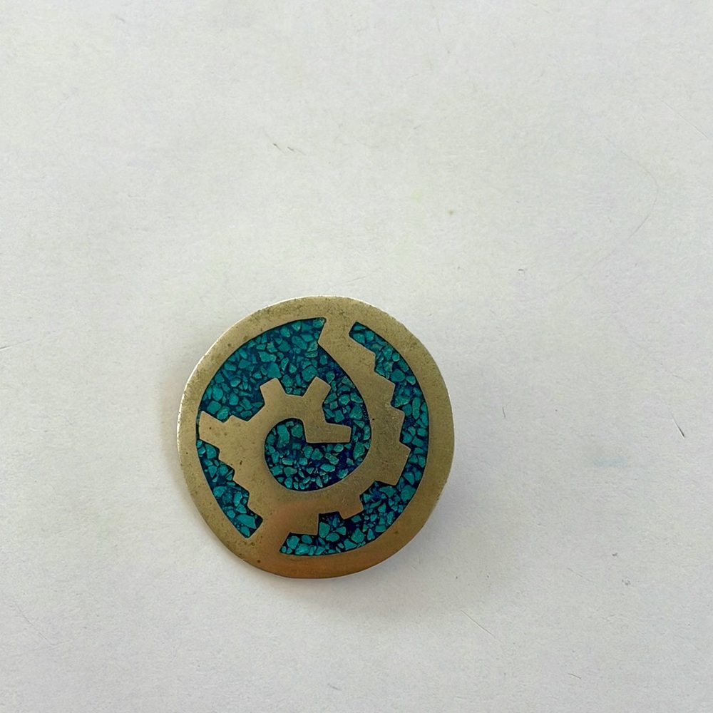 Mexican silver pin